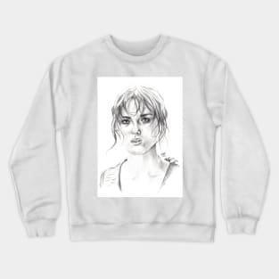 Lizzie in the rain Crewneck Sweatshirt